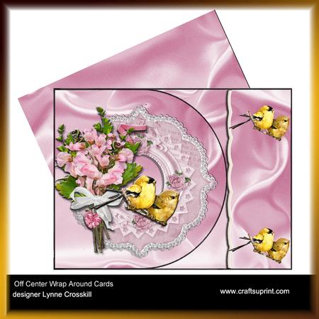 Pink Silk D Flap, Off Center Wrap Around Kit