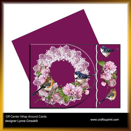 Pink Lace D Flap Off Center Wrap Around Kit