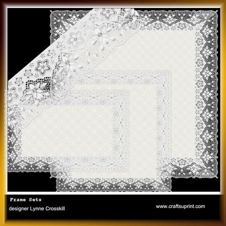 Lace Frames - White Wedding