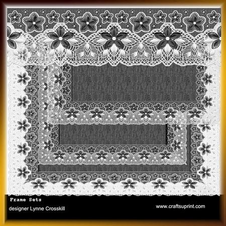 Lace Frames Black Lace