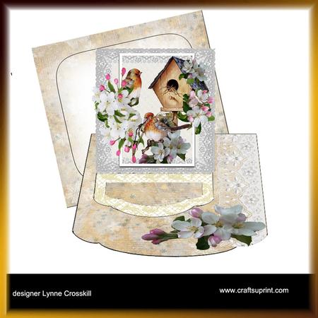 Spring Birds Out of Bounds Easel Topper