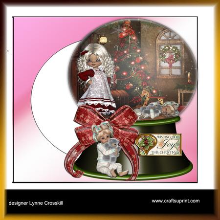 Christmas Surprise Snowglobe Card Kit