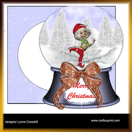 Christmas Cutie Snow Globe Card Kit