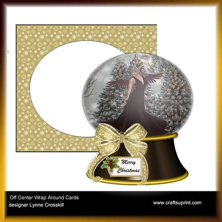 Christmas Angel Snow Globe Card Kit