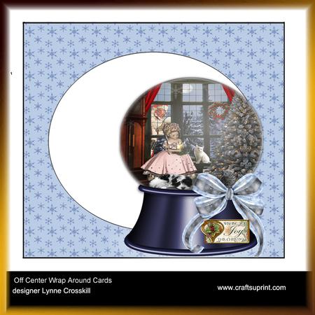 Christmas Eve Snow Globe Card Kit