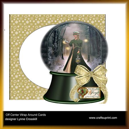 Christmas Night Snow Globe Card Kit