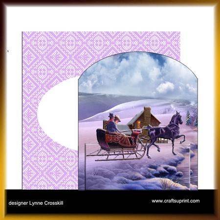 Sleigh Ride Pop Out Card Kit