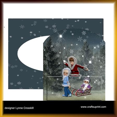 Fun in the Snow Pop Out Card Kit