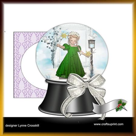 Sweet Angel Snowglobe Card Kit