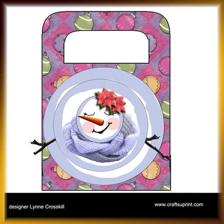 Mrs. Snowman Pop-out Goodie Bag