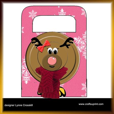 Mrs. Rudolph Pop-out Goodie Bag