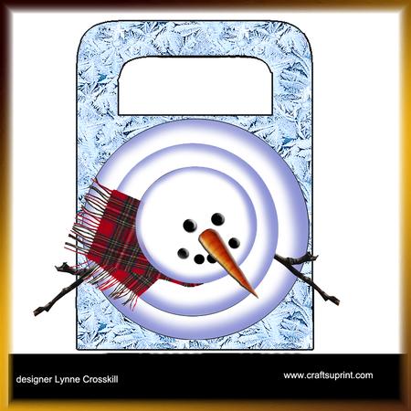 Snowman Pop Out Goodie Bag