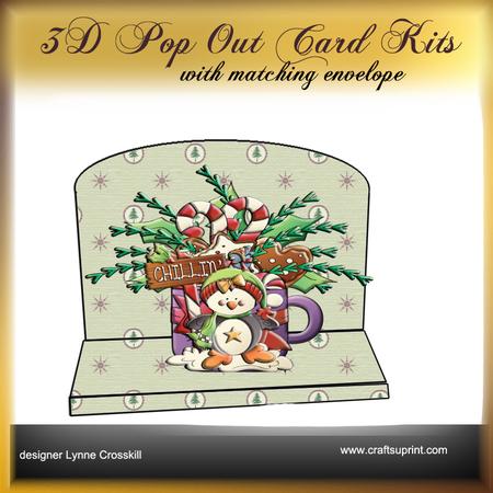 Chillin 3D Pop Out Card