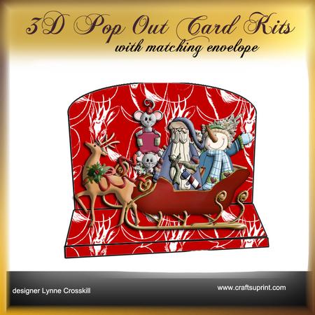 Christmas Eve 3D Pop Out Card