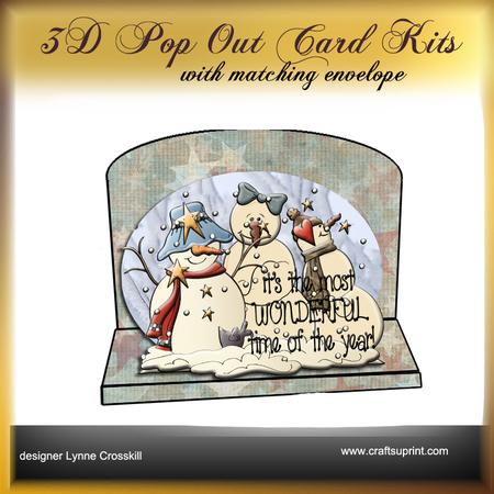 Wonderful Time of the Year 3D Pop Out Card