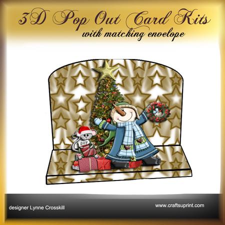 Christmas Morn 3D Pop Out Card