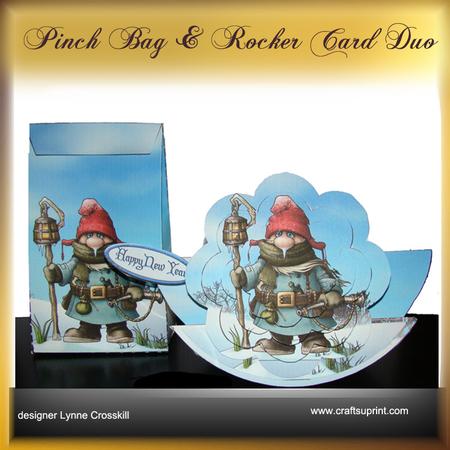 Cold Winter Night Pinch Bag + Rocker Card Duo