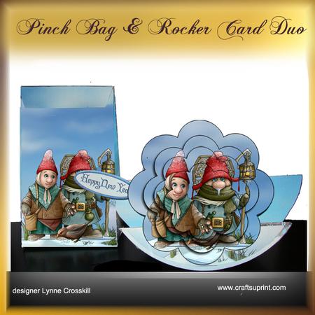 Winter Walk Pinch Bag + Rocker Card Duo