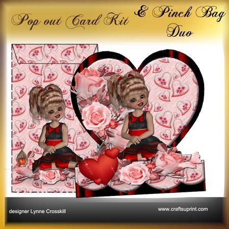 Popout Card & Pinch Bag Duo - Cutie