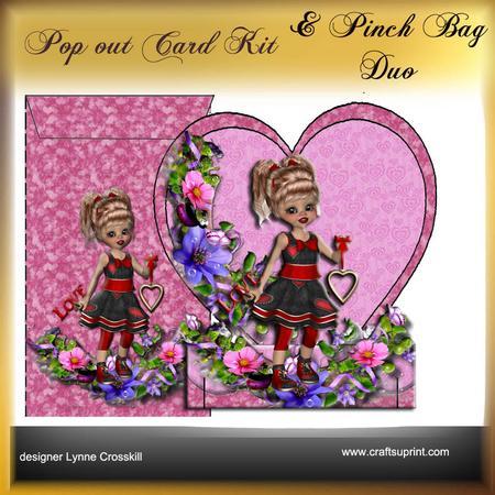 Popout Card & Pinch Bag Duo - Cutie Pie