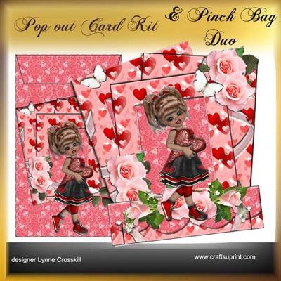 Popout Card & Pinch Bag Duo - Sweet Girl