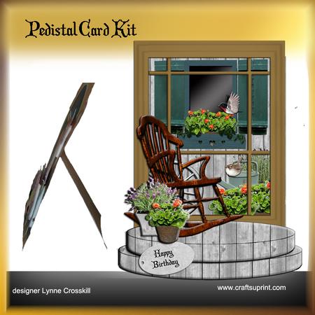 Country Rocker Pedestal Card Kit