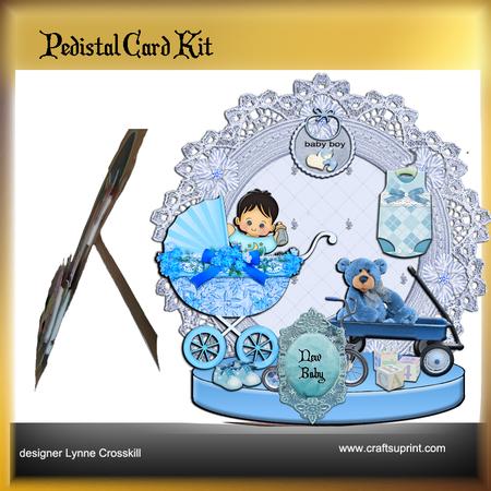 Baby Boy Pedestal Card