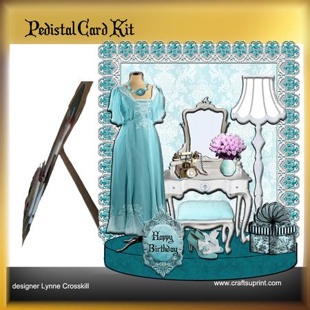 Paris Fashion Pedestal Card