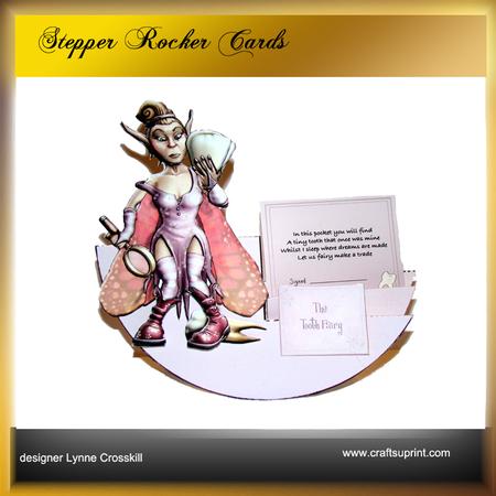 Little Girl Toothfairy Rocker/stepper Card