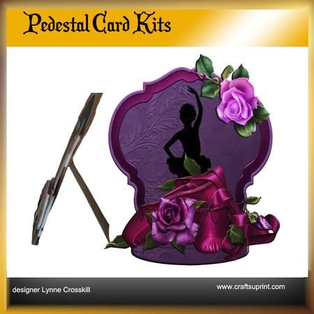 Little Ballerina Pedestal Card Kit