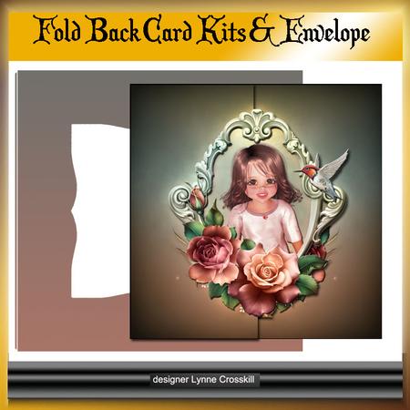 Sweet Girl Fold Back Card & Envelope Kit