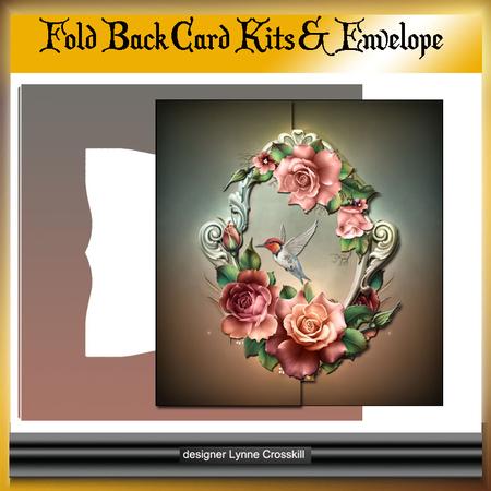Hummingbird Delight Fold Back Card & Envelope