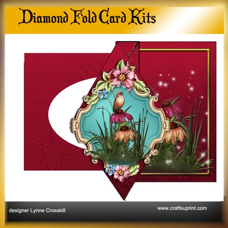 Fairy Flowers Diamond Front Card Kit