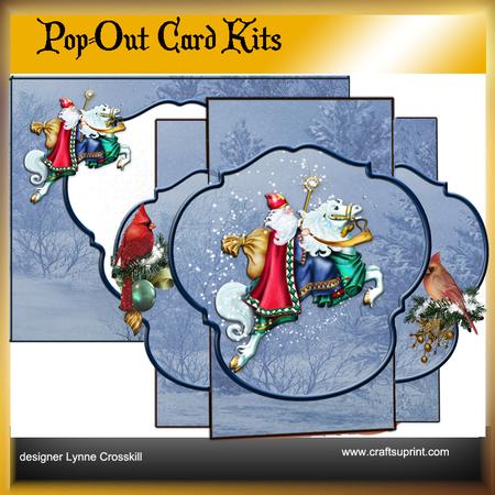 Santa's Ride Pop Out Card