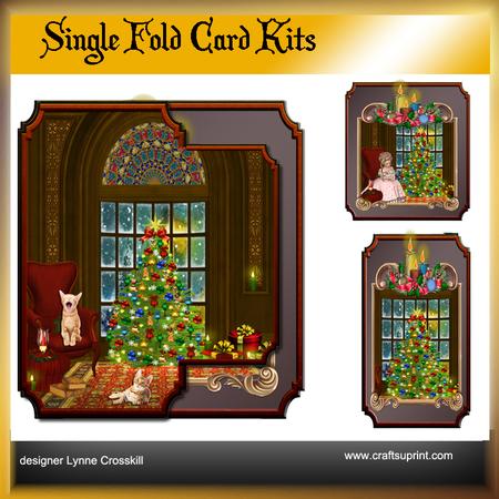 Silent Night Single Fold Card