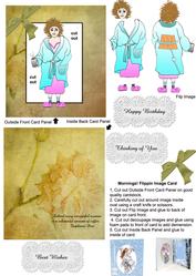 Behind Every Successful Woman - 3D Flippin Image Card