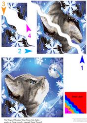The Magic of Christmas Wavey Edge Side Stacker Card