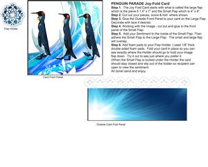 Penguin Parade Joy Fold Card