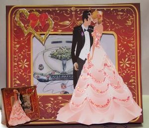 Just Married 3D Box Card