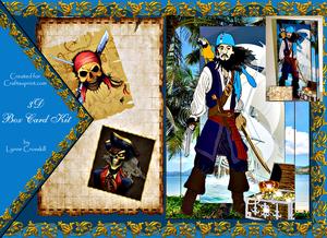 Pirate's Treasure 3D Box Card Kit
