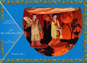 Geisha Girl Topnrock 3D Card Kit