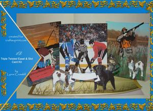 Happy Father's Day - Triple Twisted Easel & Slot Card Kit