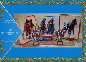 Neck & Neck at the Racetrack Triple Twisted Easel & Slot Kit