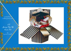 Graduation Spring Popup Card Kit
