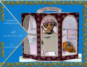 Bath Thyme 3D Bay Window Card Kit