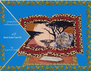 Lonely Leopard 3D Book Easel Cark Kit