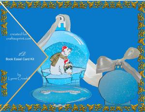 Bear Hugs Christmas Ball Decoration Card Kit