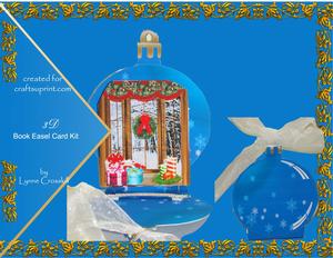 Christmas Window Ball Decorations Card Kit