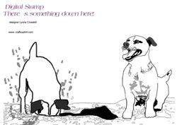 I Know There is Something There! Digital Stamp