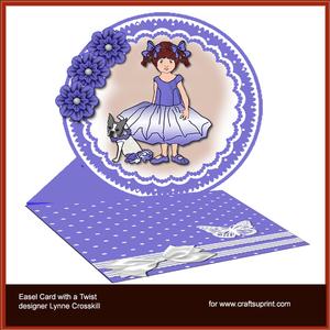 Dance Recital Easel with a Twist Card Kit